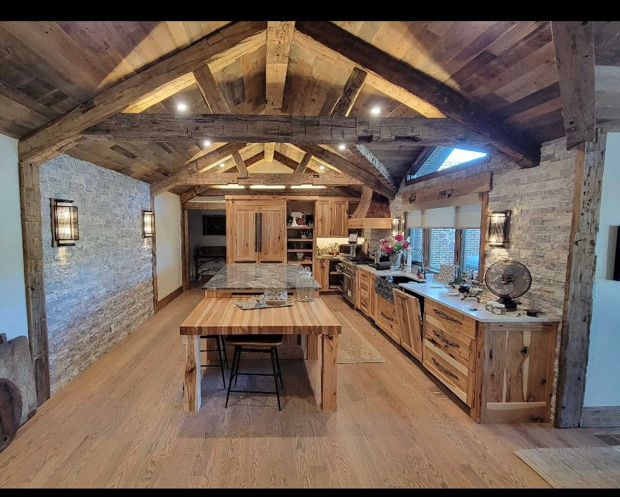 Reclaimed Box Beams | "Vintage Hand Hewn" – Reclaimed Wood Source