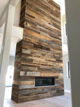 Load image into Gallery viewer, Reclaimed Wood Siding fireplace