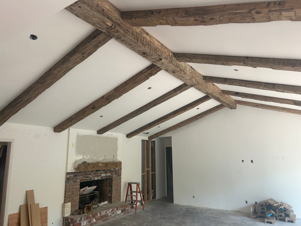 Reclaimed Box Beams | "Vintage Hand Hewn" – Reclaimed Wood Source