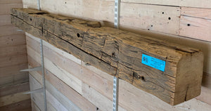 #11 : Hand Hewn Oak/Raw: 6.5" X 7.5" X 84"