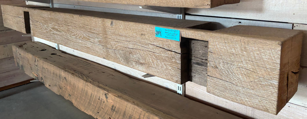 #9: Reclaimed WHITE Oak Rustic/Sanded: 8