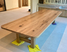 Load image into Gallery viewer, The "LEGACY GRAIN" American Reclaimed White Oak Beam Table
