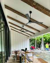 Load image into Gallery viewer, hand hewn box beams ceiling install

